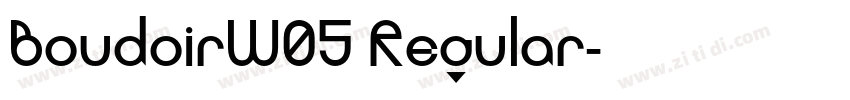 BoudoirW05 Regular字体转换 BoudoirW05 Regular字体转换